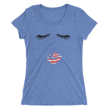 Lips American Ladies T-Shirt