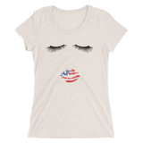 Lips American Ladies T-Shirt