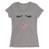 Lips American Ladies T-Shirt