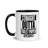 Straight Outta TP Mug with Color Inside