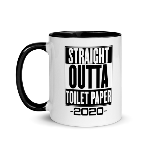 Straight Outta TP Mug with Color Inside