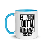 Straight Outta TP Mug with Color Inside