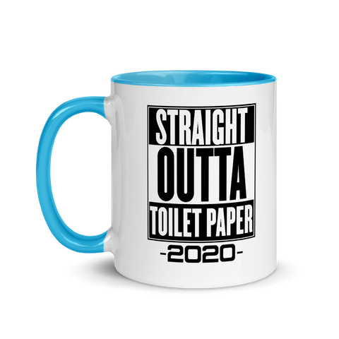 Straight Outta TP Mug with Color Inside