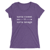 Sorta Sweet Sorta Savage Ladies T-shirt
