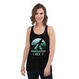Mamasaurus Rex Women's Flowy Racerback Tank
