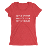 Sorta Sweet Sorta Savage Ladies T-shirt
