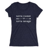 Sorta Sweet Sorta Savage Ladies T-shirt