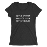 Sorta Sweet Sorta Savage Ladies T-shirt
