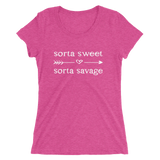 Sorta Sweet Sorta Savage Ladies T-shirt