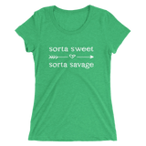Sorta Sweet Sorta Savage Ladies T-shirt