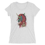 Zombie Unicorn Ladies T-Shirt