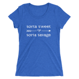 Sorta Sweet Sorta Savage Ladies T-shirt