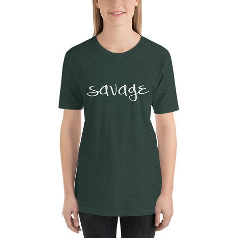 Savage Fancy Font Unisex T-Shirt