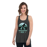 Mamasaurus Rex Women's Flowy Racerback Tank
