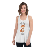 Fox Sake Women's Flowy Racerback Tank