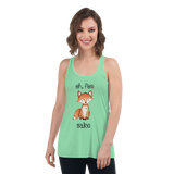 Fox Sake Women's Flowy Racerback Tank