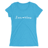 Love Wins Fancy Font Ladies T-shirt