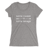 Sorta Sweet Sorta Savage Ladies T-shirt
